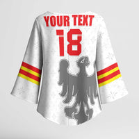 Custom Sicilia Football Kimono Sleeve Blouse Animus Tuus Dominus - Wonder Print Shop