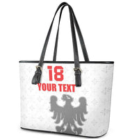 Custom Sicilia Football Leather Tote Bag Animus Tuus Dominus - Wonder Print Shop