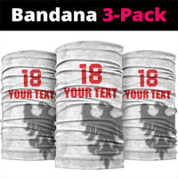 Custom Sicilia Football Neck Gaiter Animus Tuus Dominus - Wonder Print Shop