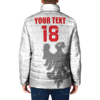 Custom Sicilia Football Padded Jacket Animus Tuus Dominus - Wonder Print Shop
