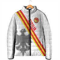 Custom Sicilia Football Padded Jacket Animus Tuus Dominus - Wonder Print Shop