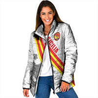 Custom Sicilia Football Padded Jacket Animus Tuus Dominus - Wonder Print Shop