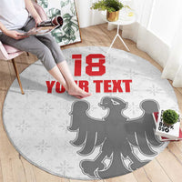 Custom Sicilia Football Round Carpet Animus Tuus Dominus - Wonder Print Shop
