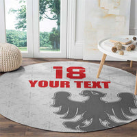 Custom Sicilia Football Round Carpet Animus Tuus Dominus - Wonder Print Shop
