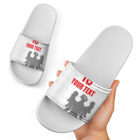 Custom Sicilia Football Slide Sandals Animus Tuus Dominus - Wonder Print Shop