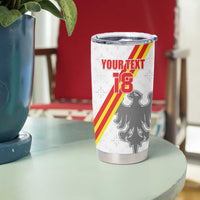 Custom Sicilia Football Tumbler Cup Animus Tuus Dominus - Wonder Print Shop