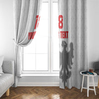 Custom Sicilia Football Window Curtain Animus Tuus Dominus - Wonder Print Shop