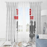 Custom Sicilia Football Window Curtain Animus Tuus Dominus - Wonder Print Shop