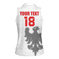 Custom Sicilia Football Women Sleeveless Polo Shirt Animus Tuus Dominus - Wonder Print Shop