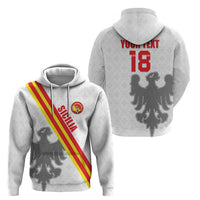 Custom Sicilia Football Zip Hoodie Animus Tuus Dominus - Wonder Print Shop