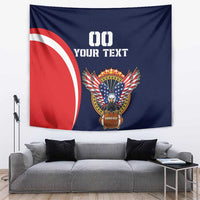 Custom USA Rugby Tapestry American Eagle With USA Flags - Wonder Print Shop