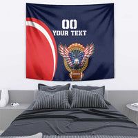 Custom USA Rugby Tapestry American Eagle With USA Flags - Wonder Print Shop