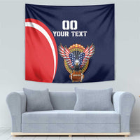 Custom USA Rugby Tapestry American Eagle With USA Flags - Wonder Print Shop