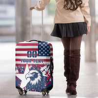 Custom USA Rugby Luggage Cover Pacific Go Eagles 2024 - Wonder Print Shop