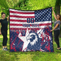 Custom USA Rugby Quilt Pacific Go Eagles 2024 - Wonder Print Shop