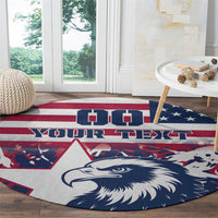 Custom USA Rugby Round Carpet Pacific Go Eagles 2024