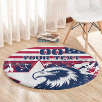 Custom USA Rugby Round Carpet Pacific Go Eagles 2024