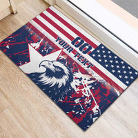 Custom USA Rugby Rubber Doormat Pacific Go Eagles 2024 - Wonder Print Shop