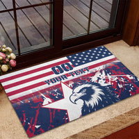 Custom USA Rugby Rubber Doormat Pacific Go Eagles 2024 - Wonder Print Shop
