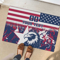 Custom USA Rugby Rubber Doormat Pacific Go Eagles 2024 - Wonder Print Shop