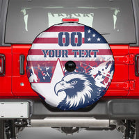 Custom USA Rugby Spare Tire Cover Pacific Go Eagles 2024 - Wonder Print Shop