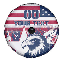 Custom USA Rugby Spare Tire Cover Pacific Go Eagles 2024 - Wonder Print Shop