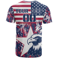 Custom USA Rugby T Shirt Pacific Go Eagles 2024 - Wonder Print Shop