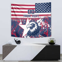 Custom USA Rugby Tapestry Pacific Go Eagles 2024 - Wonder Print Shop