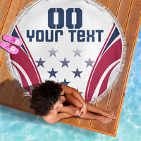 Custom USA Rugby Beach Blanket Simple Style - Wonder Print Shop