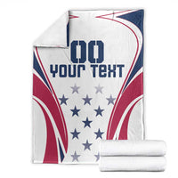 Custom USA Rugby Blanket Simple Style