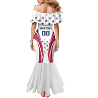 Custom USA Rugby Family Matching Mermaid Dress and Hawaiian Shirt Simple Style - Wonder Print Shop