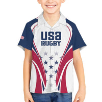 Custom USA Rugby Family Matching Summer Maxi Dress and Hawaiian Shirt Simple Style - Wonder Print Shop