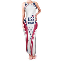 Custom USA Rugby Family Matching Tank Maxi Dress and Hawaiian Shirt Simple Style - Wonder Print Shop