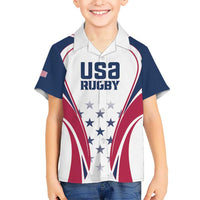 Custom USA Rugby Hawaiian Shirt Simple Style - Wonder Print Shop
