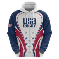 Custom USA Rugby Hoodie Simple Style - Wonder Print Shop
