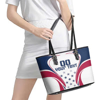 Custom USA Rugby Leather Tote Bag Simple Style - Wonder Print Shop