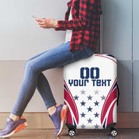Custom USA Rugby Luggage Cover Simple Style - Wonder Print Shop