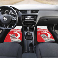 Personalized Gray Wolf Turkey Car Mats Turkish Mountain - Wonder Print Shop