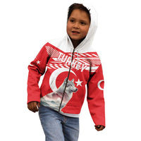 Personalized Gray Wolf Turkey Kid Hoodie Turkish Mountain - Wonder Print Shop
