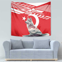 Personalized Gray Wolf Turkey Tapestry Turkish Mountain - Wonder Print Shop
