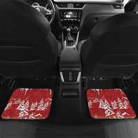 Bosnia and Herzegovina Christmas Car Mats Santa With National Flag - Wonder Print Shop