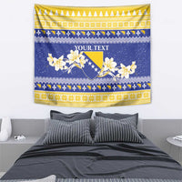 Personalized Bosnia and Herzegovina Christmas Tapestry Coat Of Arms Srecan Bozic - Wonder Print Shop