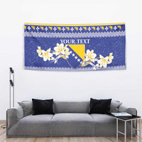 Personalized Bosnia and Herzegovina Christmas Tapestry Coat Of Arms Srecan Bozic - Wonder Print Shop