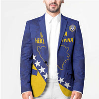 Custom Bosnia and Herzegovina Football Blazer Go Champion Sporty Style - Wonder Print Shop