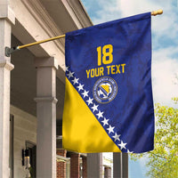 Custom Bosnia and Herzegovina Football Garden Flag Go Champion Sporty Style - Wonder Print Shop