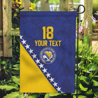 Custom Bosnia and Herzegovina Football Garden Flag Go Champion Sporty Style - Wonder Print Shop