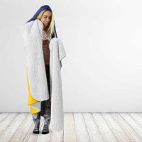 Custom Bosnia and Herzegovina Football Hooded Blanket Go Champion Sporty Style - Wonder Print Shop