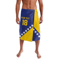 Custom Bosnia and Herzegovina Football Lavalava Go Champion Sporty Style - Wonder Print Shop