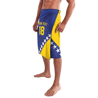 Custom Bosnia and Herzegovina Football Lavalava Go Champion Sporty Style - Wonder Print Shop