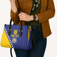 Custom Bosnia and Herzegovina Football Leather Bag Go Champion Sporty Style - Wonder Print Shop
